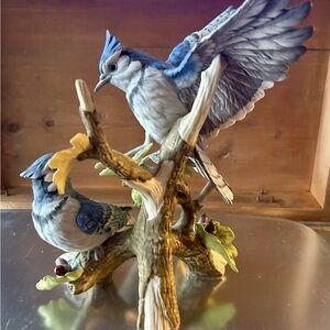 Gotham Porcelain Blue Jay Bird Figurine Birds